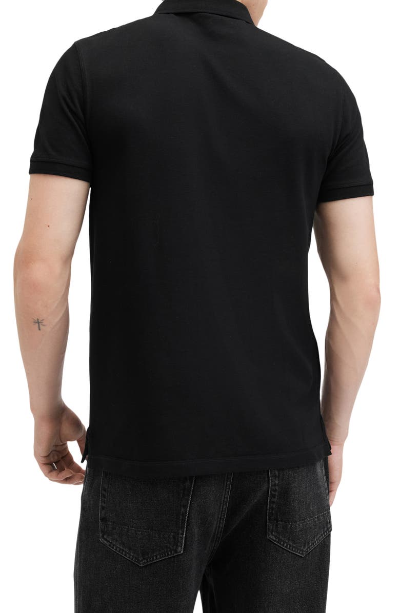 AllSaints Reform Cotton Piqué Polo, Alternate, color,