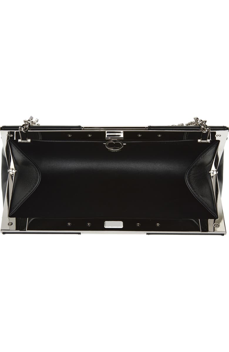 Dolce&Gabbana Marlene Crystal Shoulder Bag, Alternate, color, 80999 Nero