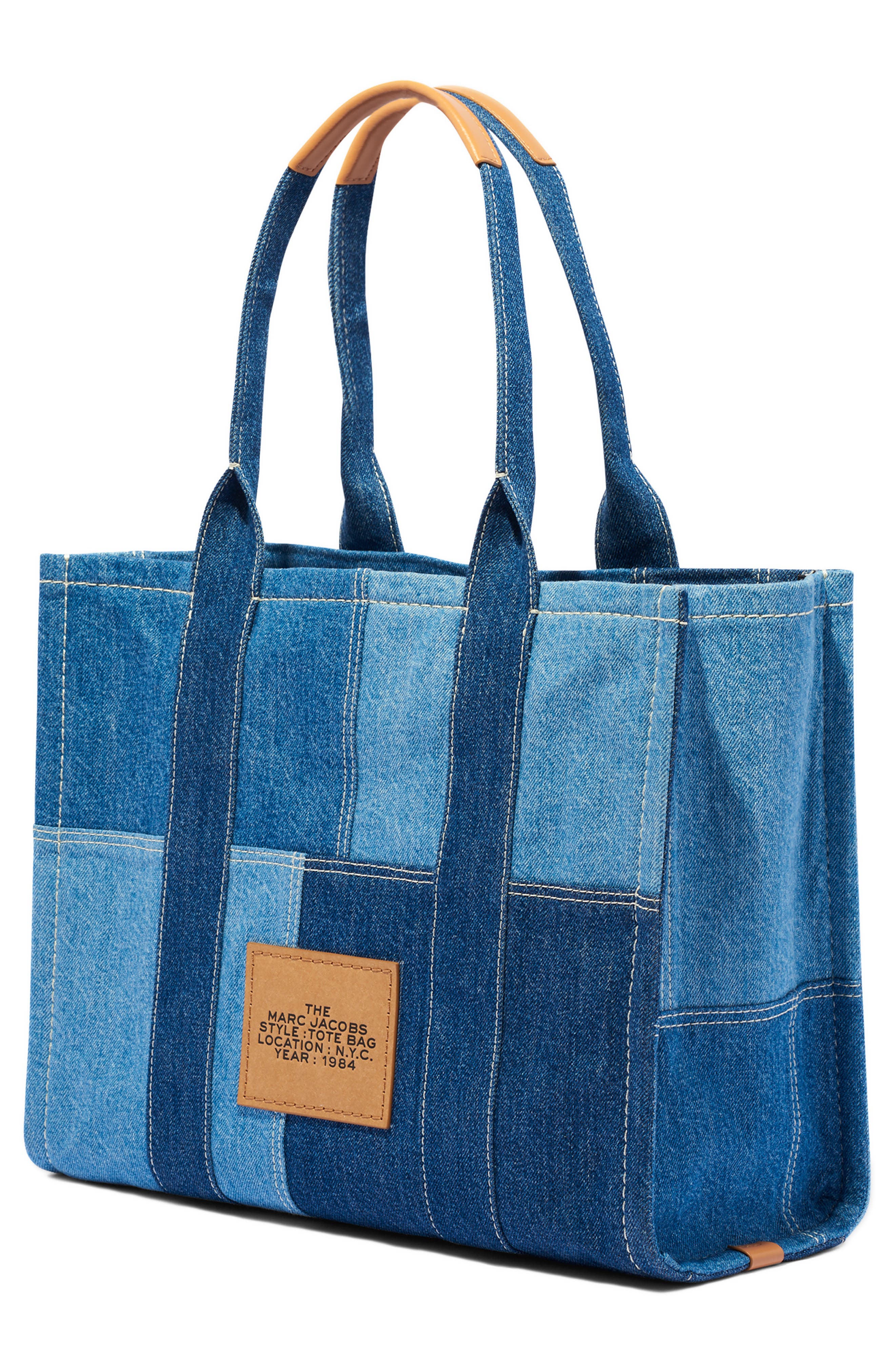 Marc Jacobs The Denim Large Tote Bag, Alternate, color, 