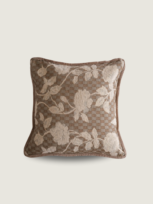 Twenty Third By Deanne Chiara Tapestry Pillow In Sand