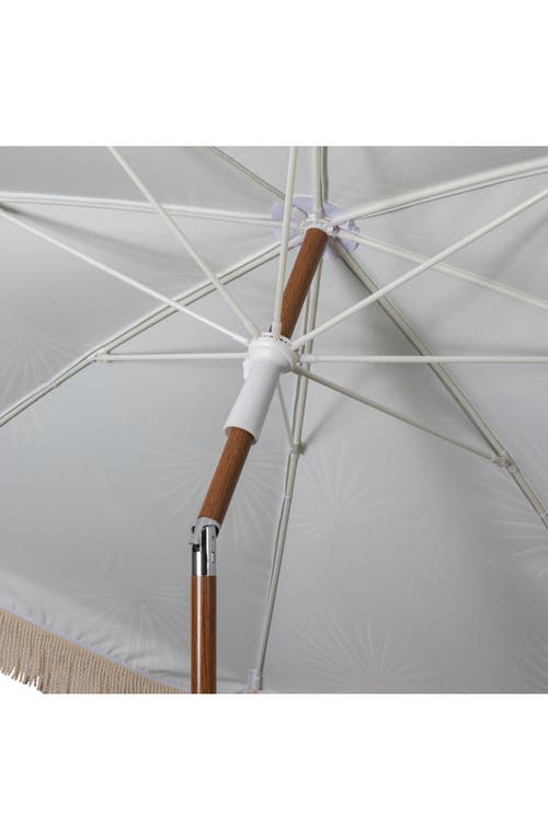 Picnic Time Summerland Portable Beach Umbrella In Light Green