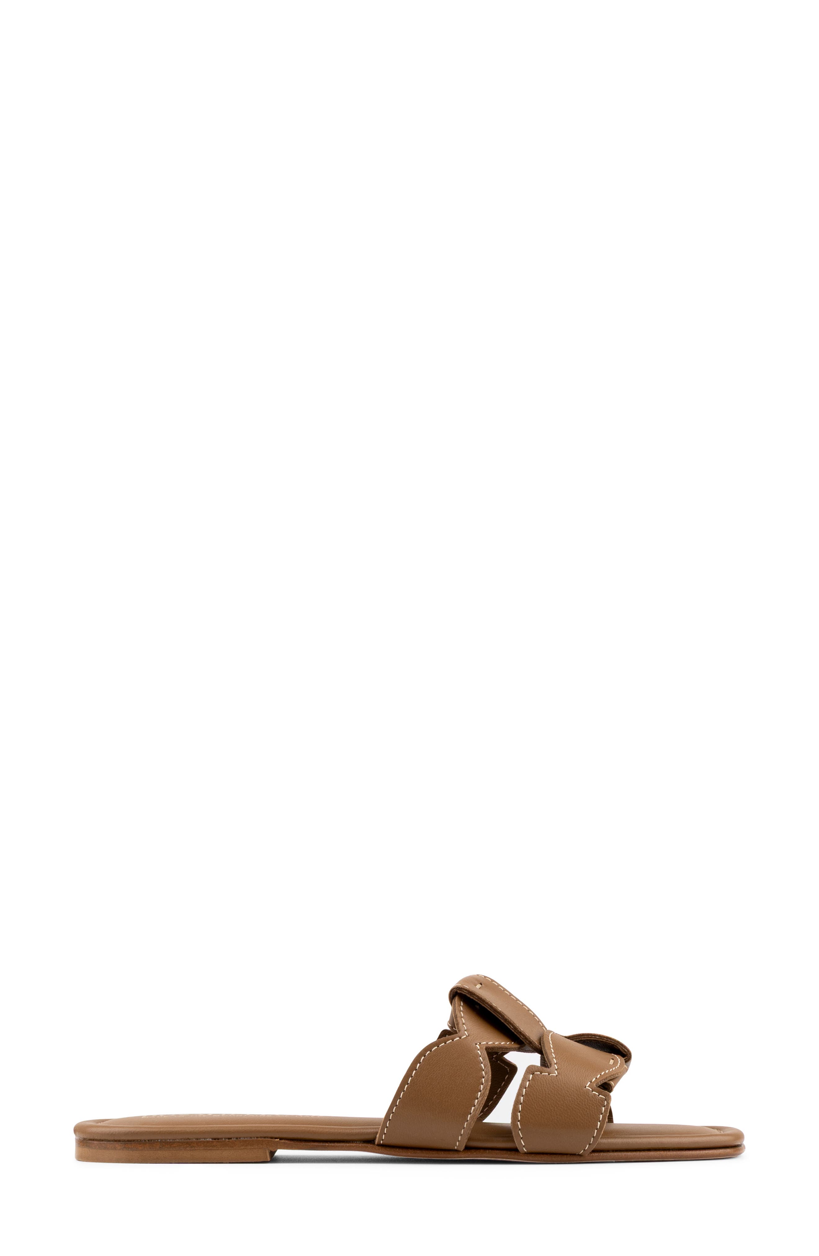 Donald Pliner Gabrey Slide Sandal, Alternate, color, Saddle