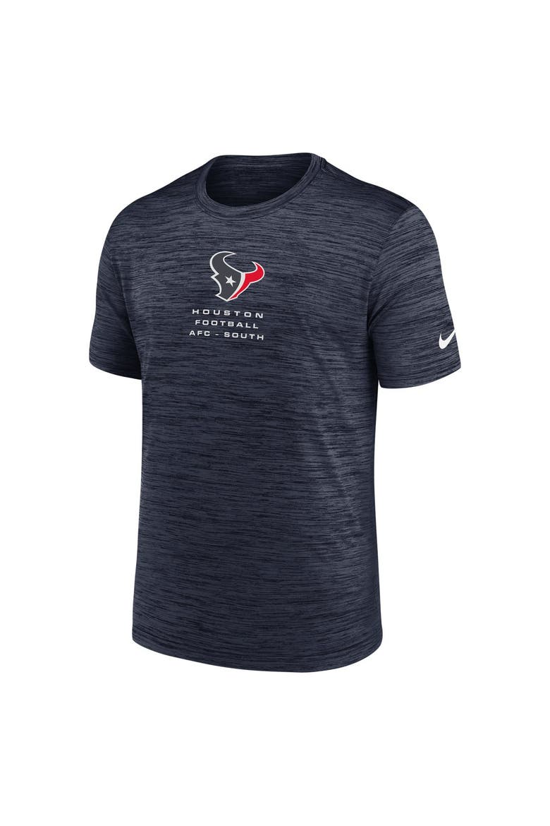 Men's Nike Navy Houston Texans Velocity Ball Carrier Dri-FIT T-Shirt, Alternate, color, Navy