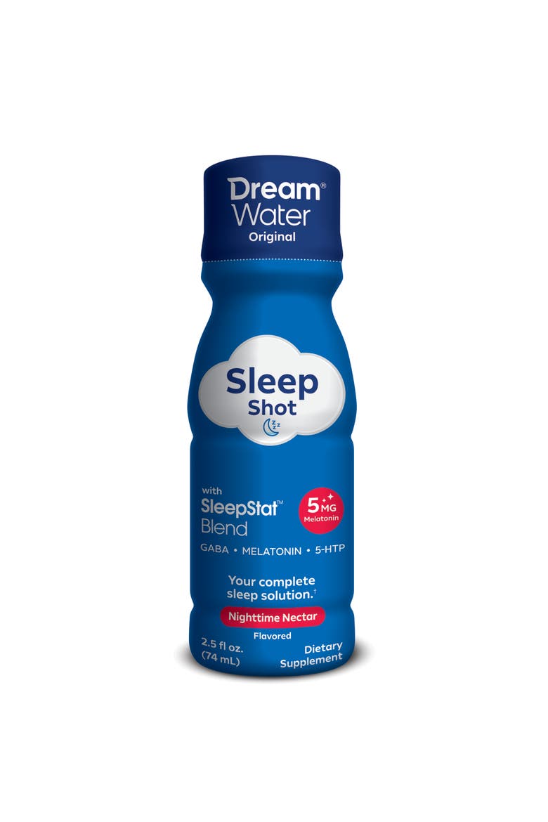 Sleep Aid Supplement Drink; Melatonin 5Mg, Gaba, 5Htp;  Zero Sugar, Alternate, color, Multicolored