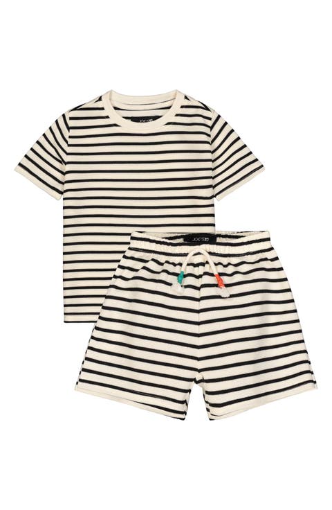 Kids' Stripe Shirt & Shorts Set (Little Kid)