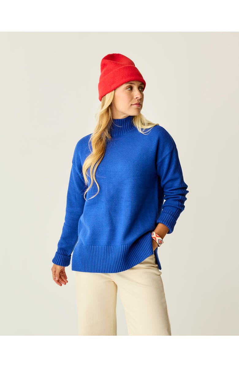 Carve Designs Woodward Sweater, Main, color, Capri Heather