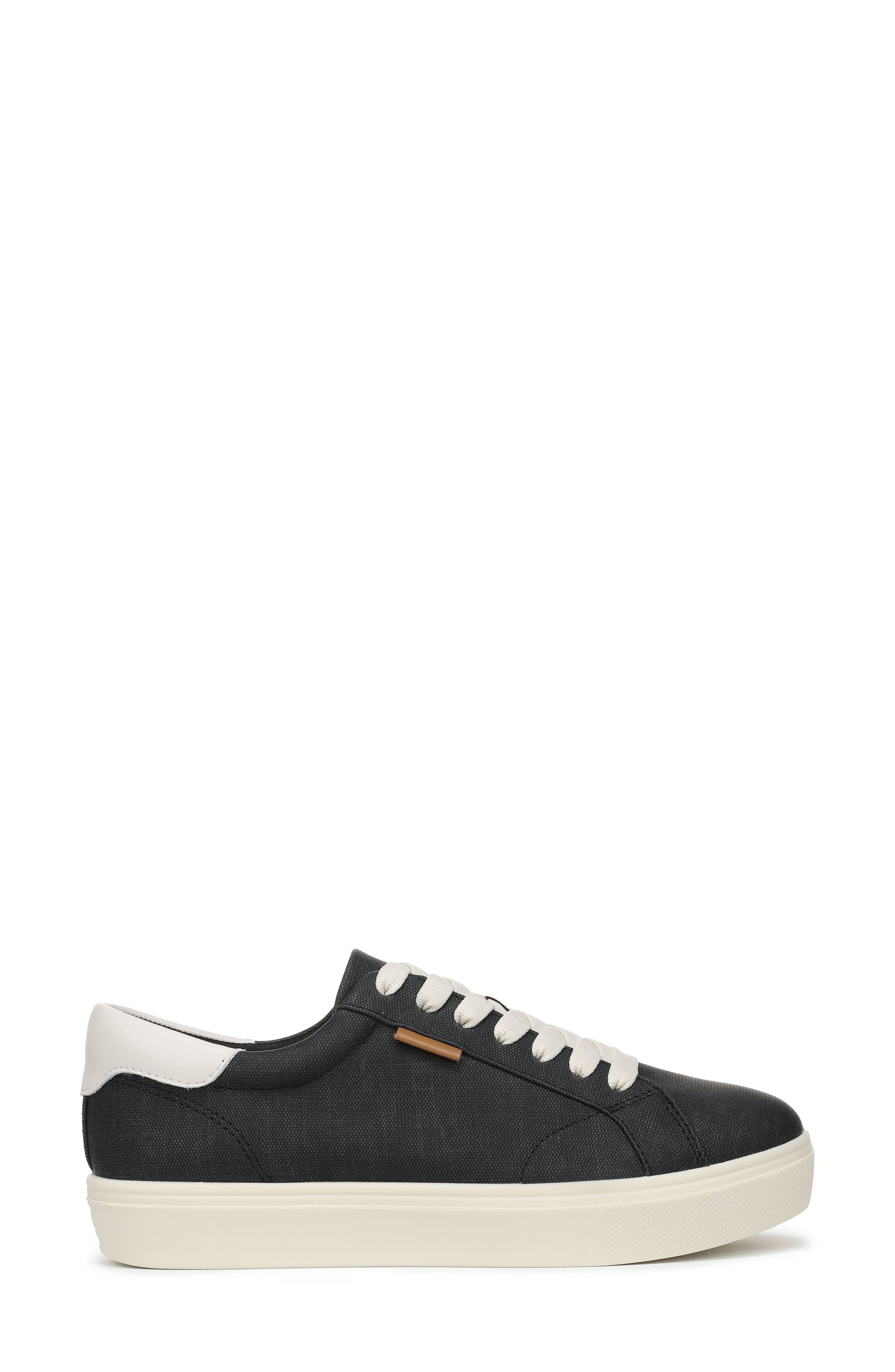 Dr. Scholl's Madi Twill Platform Sneaker, Alternate, color, Black