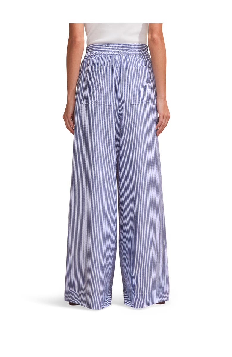 Ro&Zo Wide Leg Stripe Trousers, Alternate, color, Blue