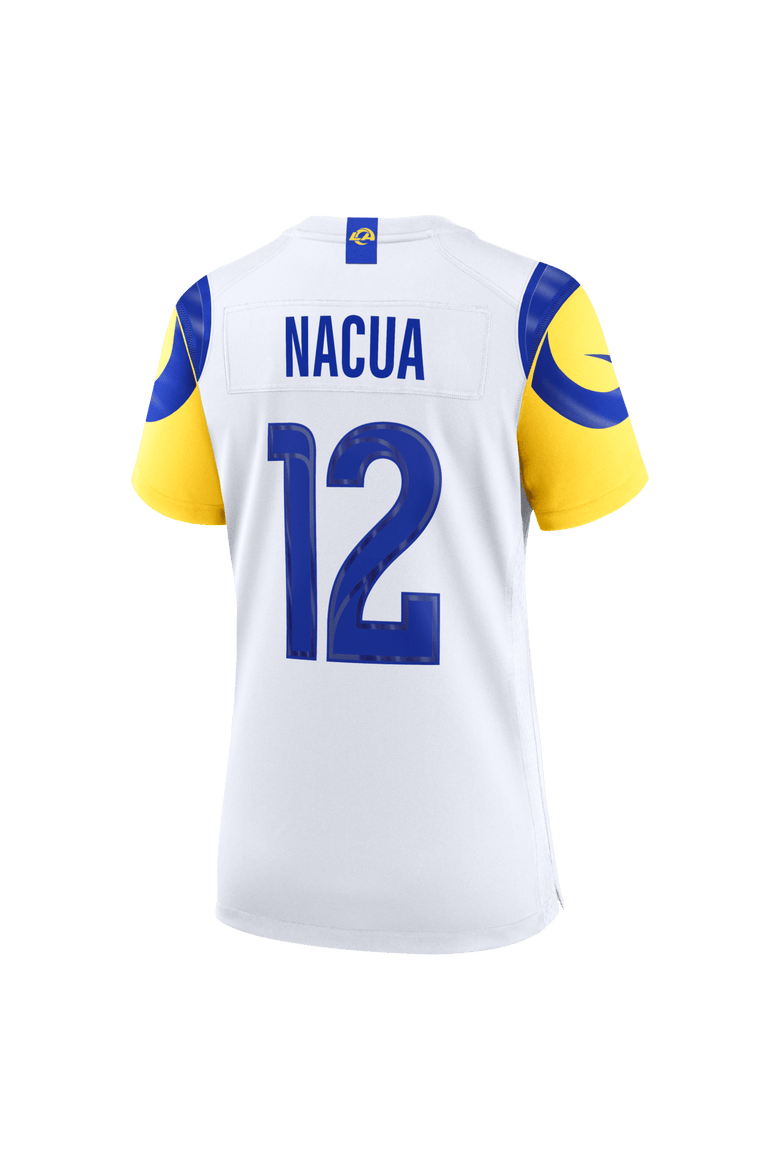 Women's Nike Puka Nacua White Los Angeles Rams Game Jersey, Main, color, White