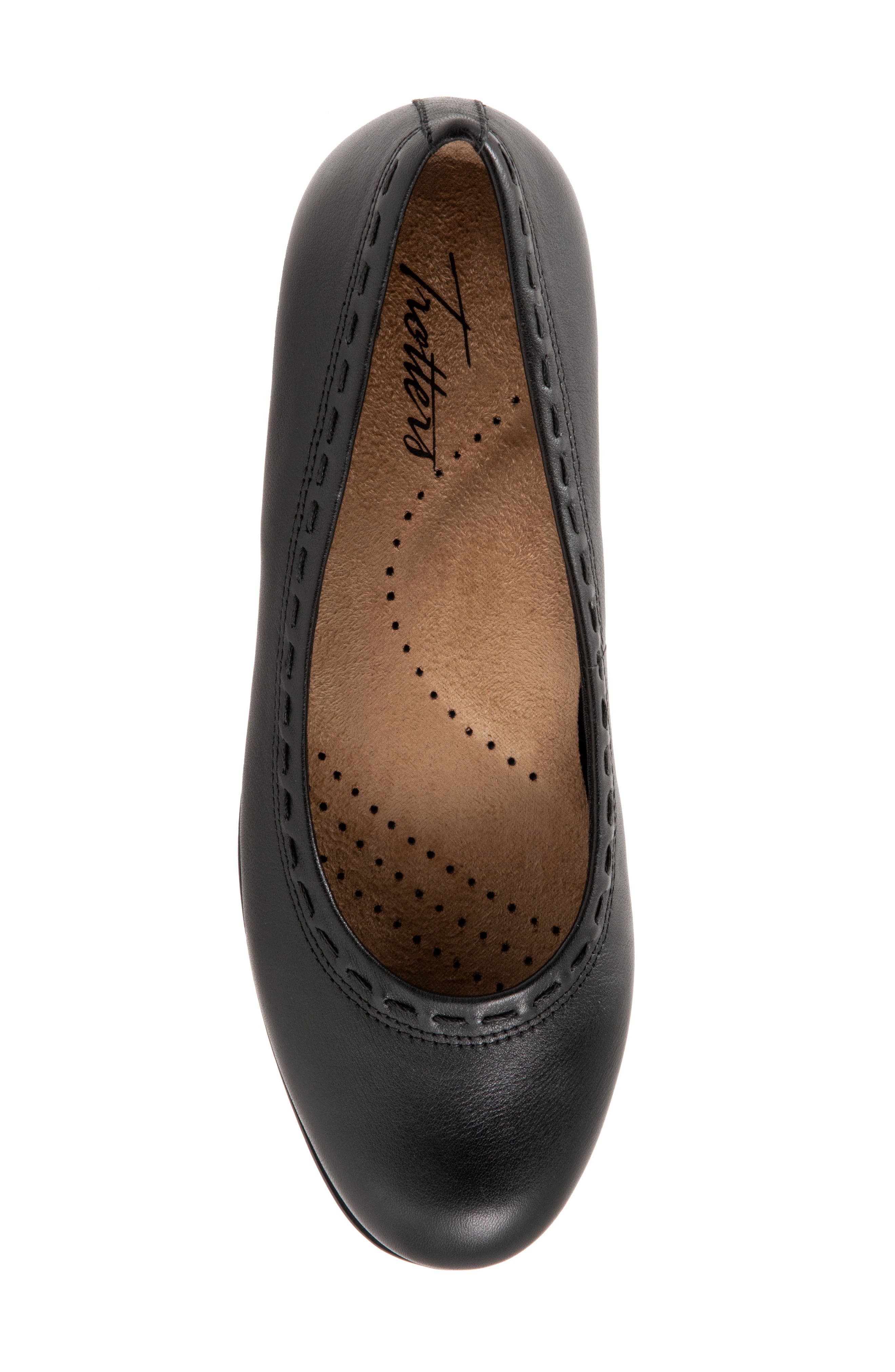 Trotters Dixie Leather Ballet Flat, Alternate, color, 