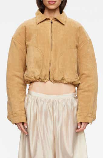 Serrano Faux Suede Bomber Jacket