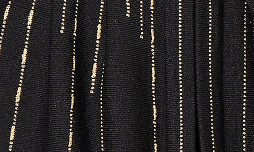 Ming Wang Belted Shimmer Stripe Jacket In Multi
