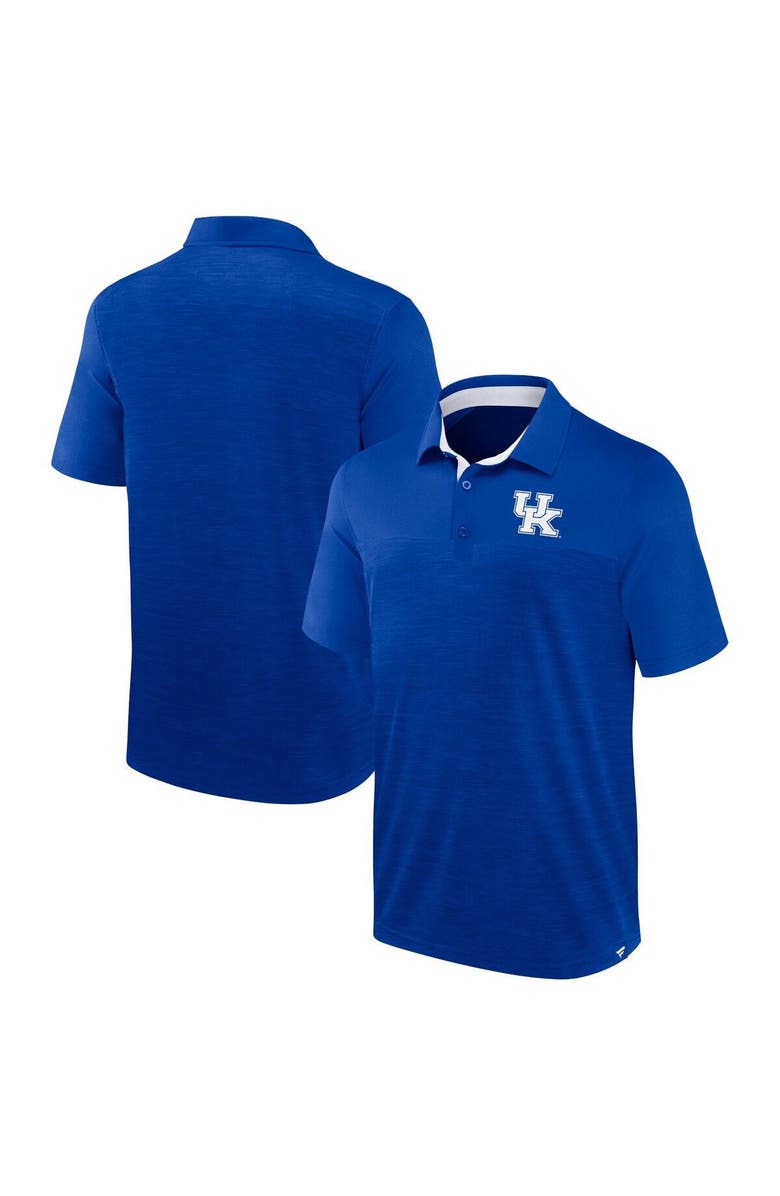 FANATICS Men's Fanatics Branded Heather Royal Kentucky Wildcats Classic Homefield Polo, Main, color, Heather Royal