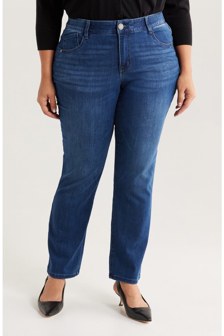 Sawyer Straight Leg Jeans, Main, color, BLUE