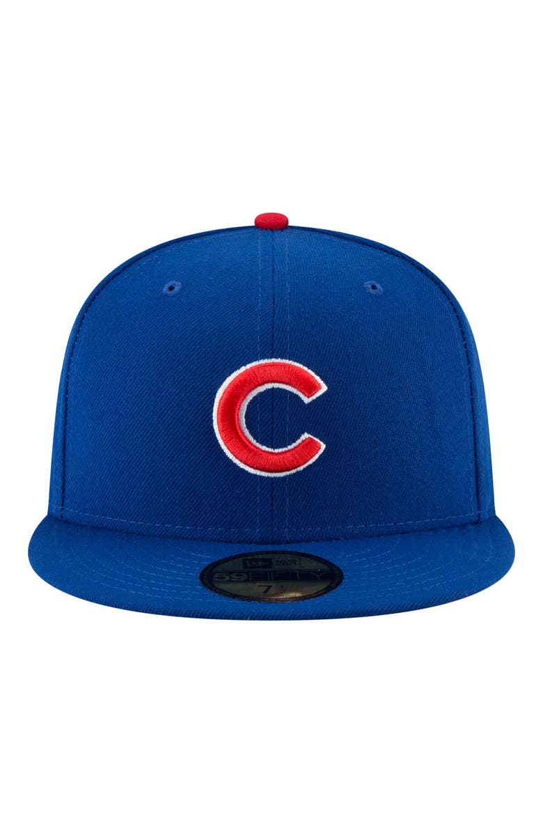 New Era Men's New Era Royal Chicago Cubs 150th Anniversary 59FIFTY Fitted Hat, Alternate, color, Royal