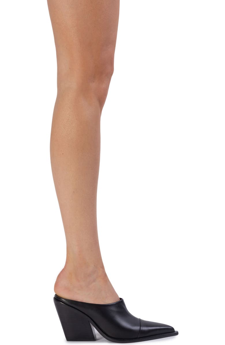 BLACK SUEDE STUDIO Noa Pointed Toe Mule, Alternate, color,