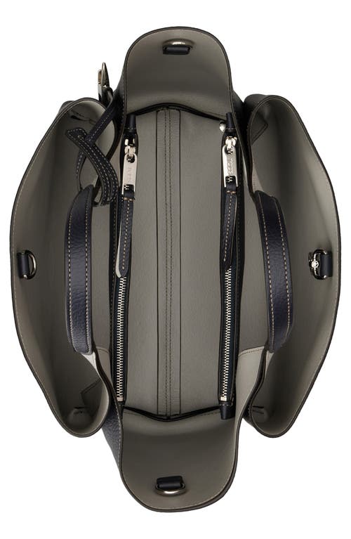 Tod's Apa 2 Mini Leather Top-handle Bag In Galassia Sc/gabbiano