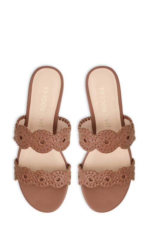 Shop Jack Rogers Laurin Platform Wedge Sandal In Cognac