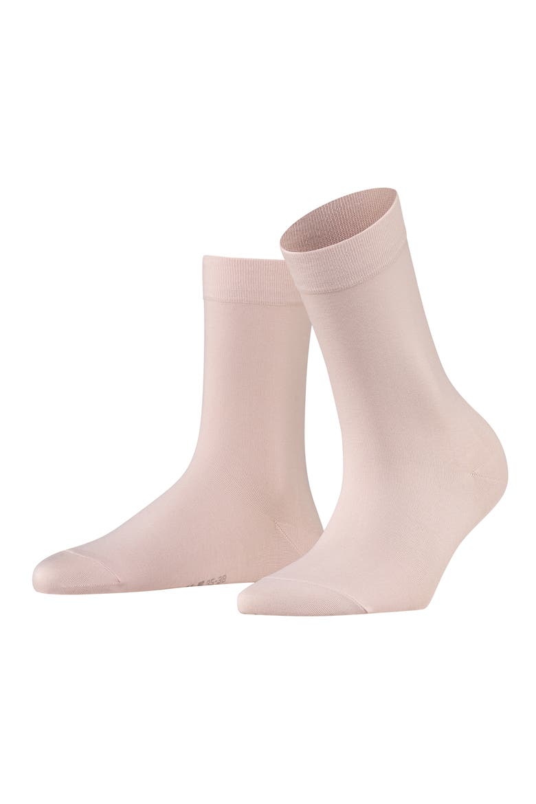 Cotton Touch Cotton Blend Socks, Main, color, ROSE/ WHITE