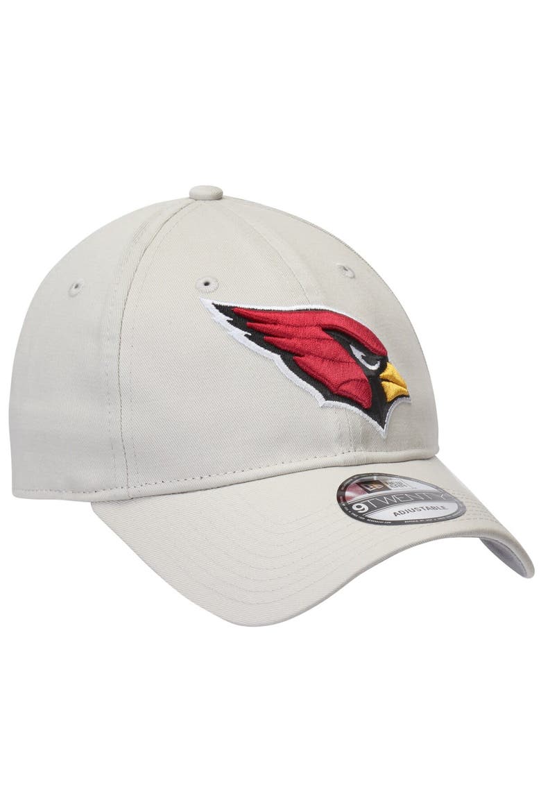 Men's New Era Khaki Arizona Cardinals Playmaker 9TWENTY Adjustable Hat, Alternate, color, Khaki