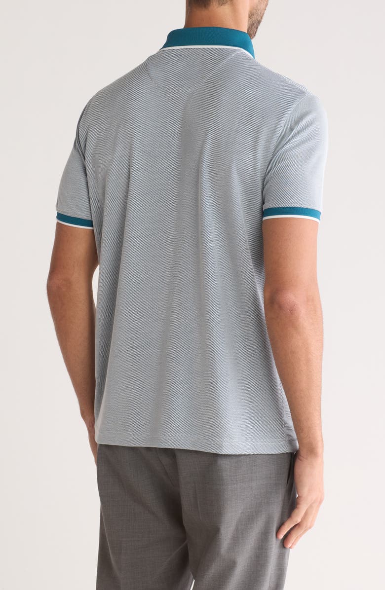 Cactus Man Stretch Tipped Polo, Alternate, color, Blue