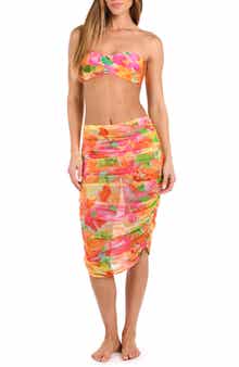 Sunshine 79 Utopia Ruched Convertible Cover-Up Skirt