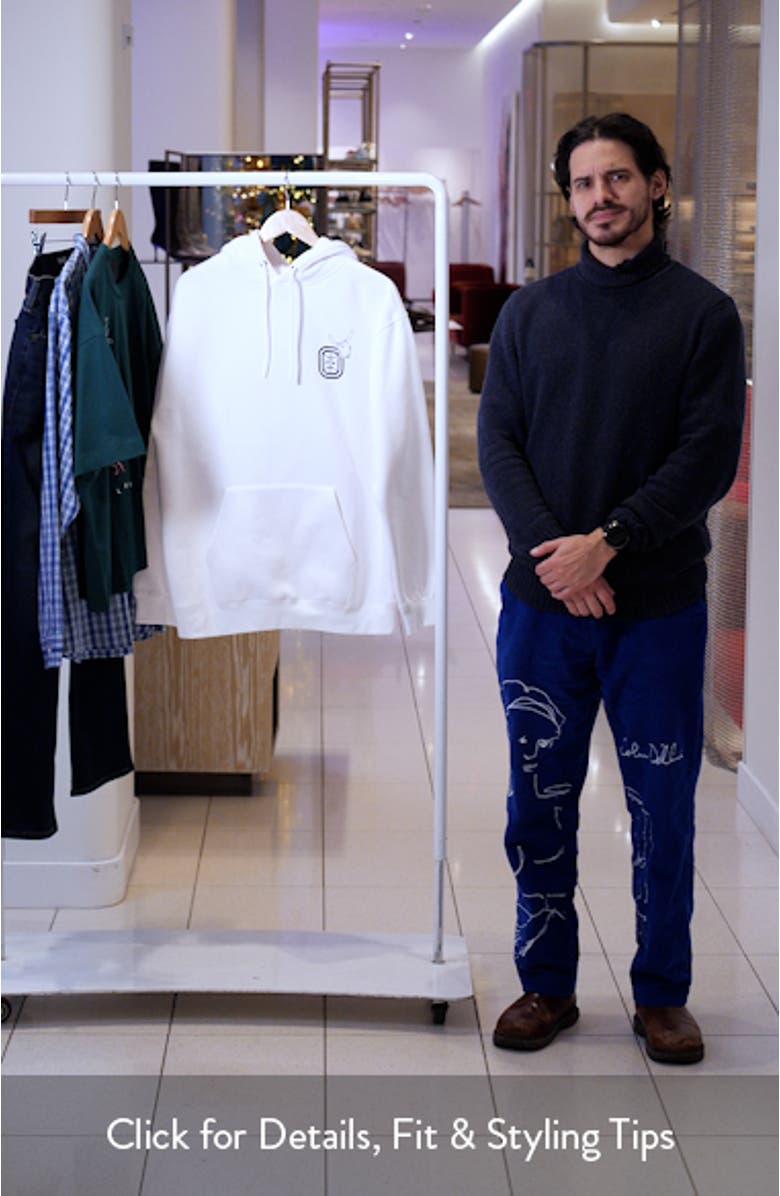 Anime Graphic Collage Print Hoodie, sales video thumbnail