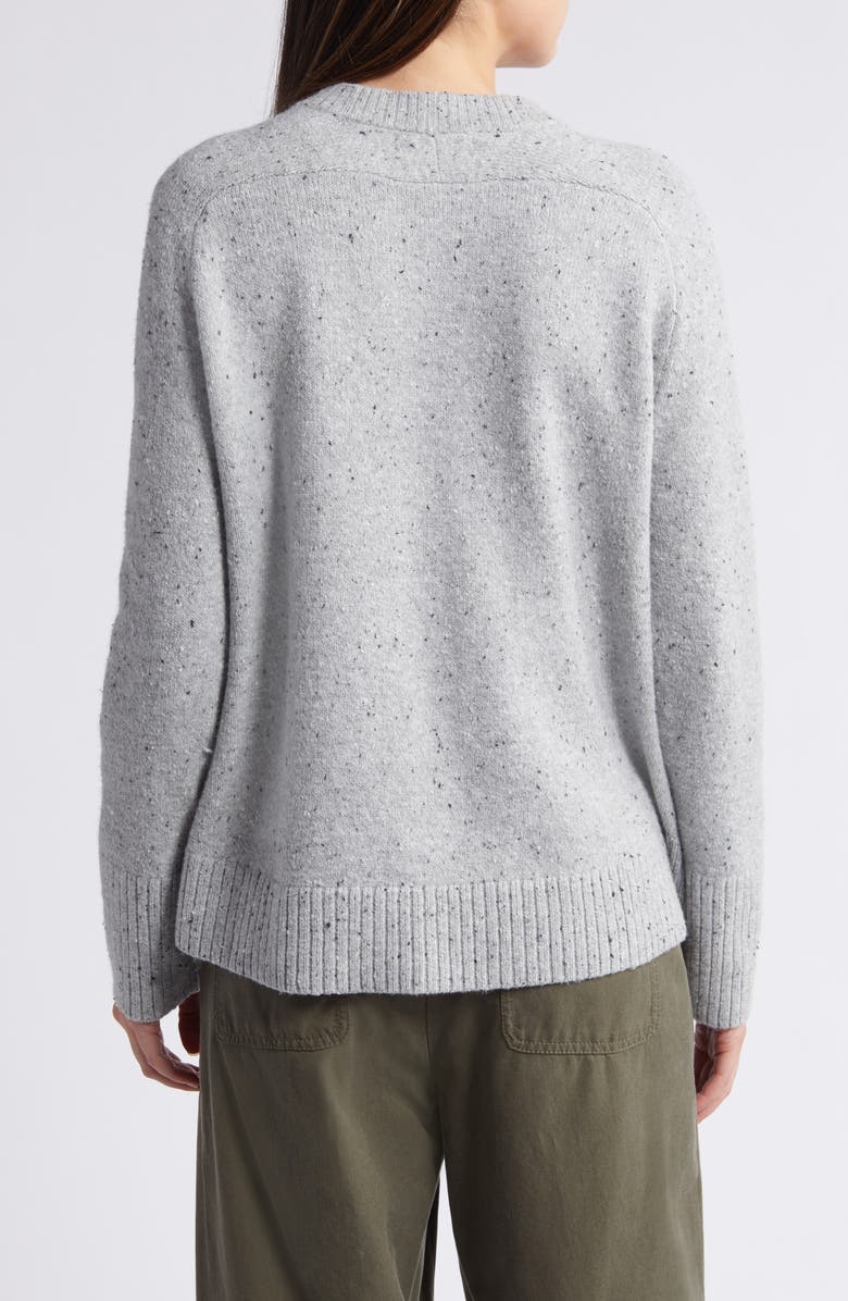Treasure & Bond Speckled Pima Cotton Blend Sweater, Alternate, color,