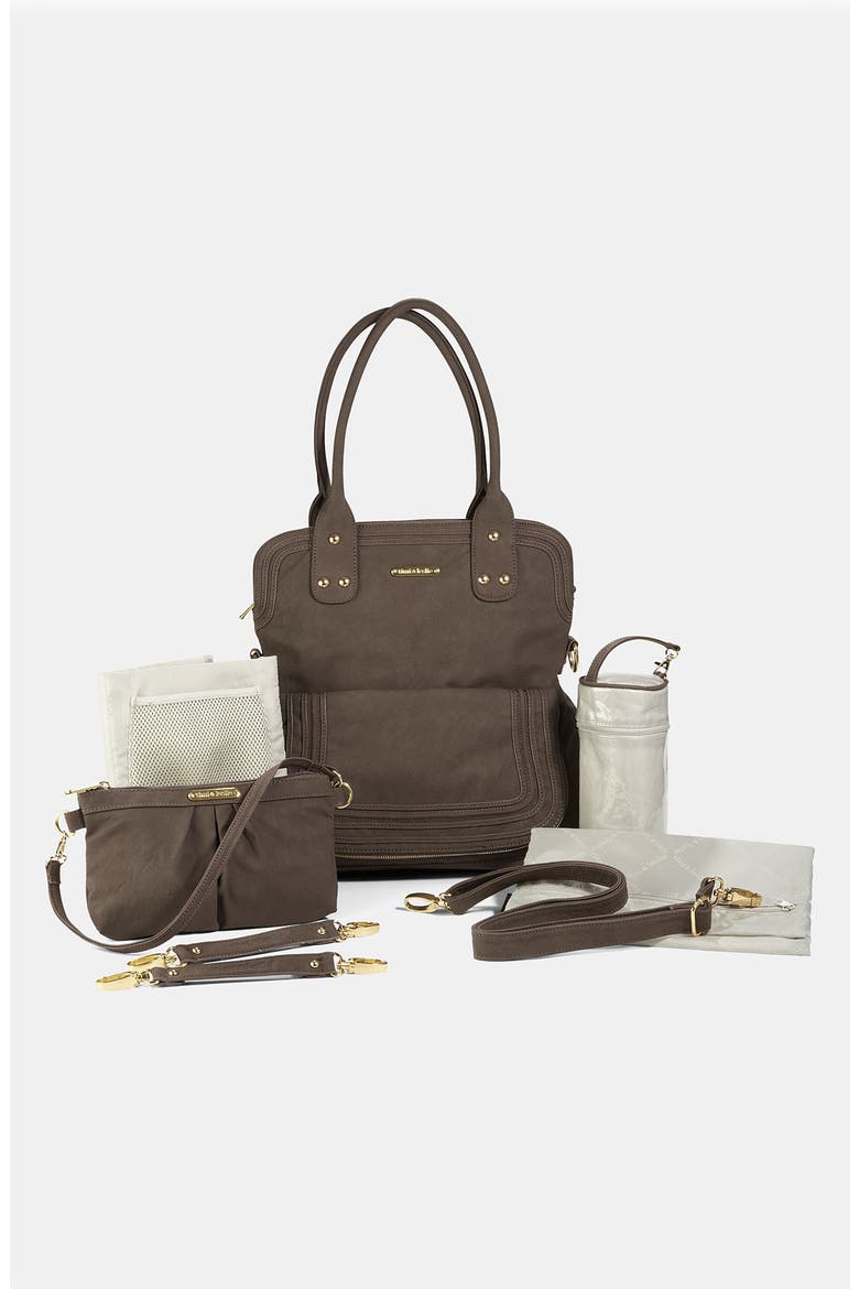 'Hayley' Diaper Bag, Alternate, color, MUSHROOM BROWN