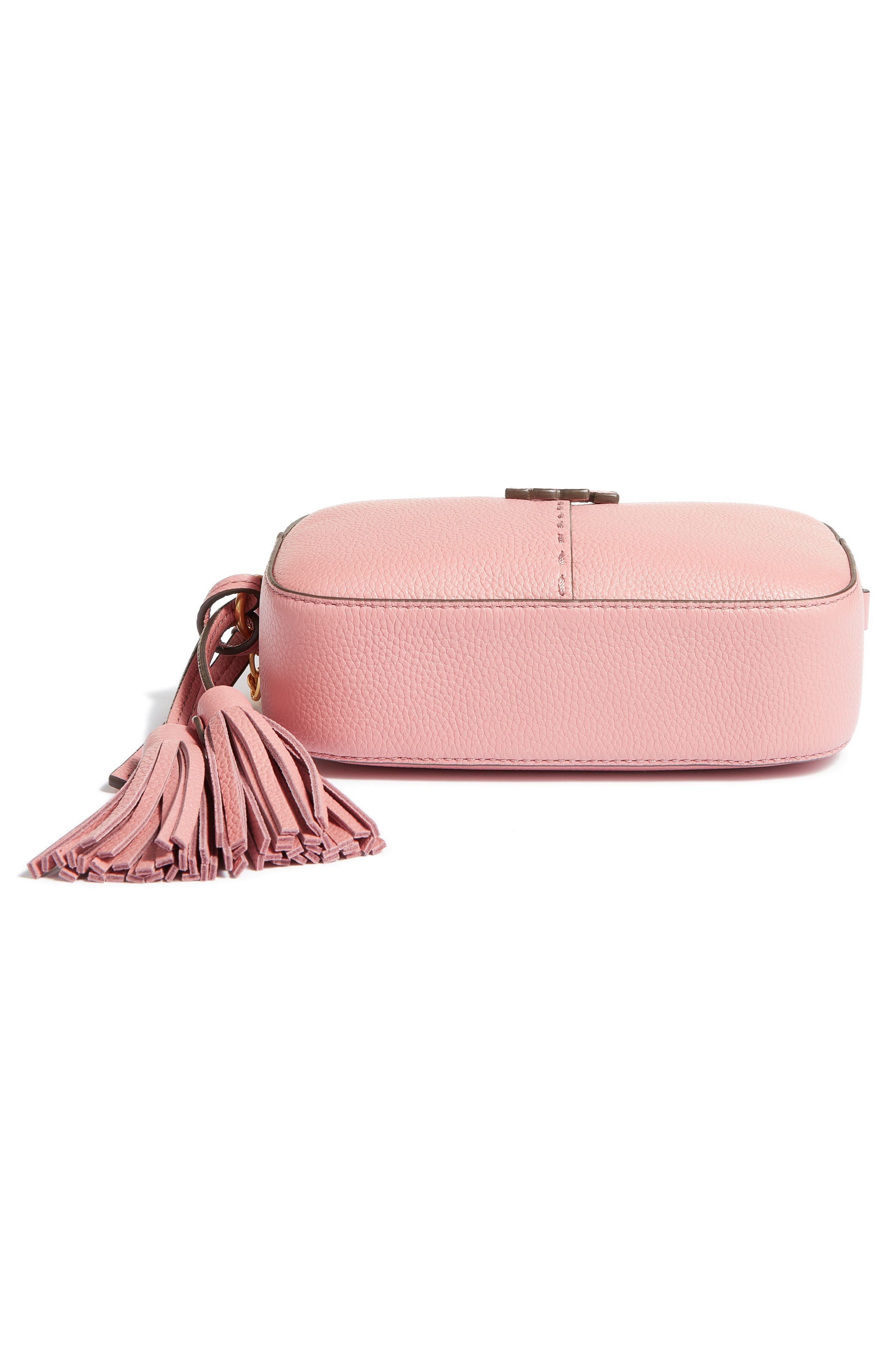 McGraw Leather Camera Bag, Alternate, color, PINK MAGNOLIA
