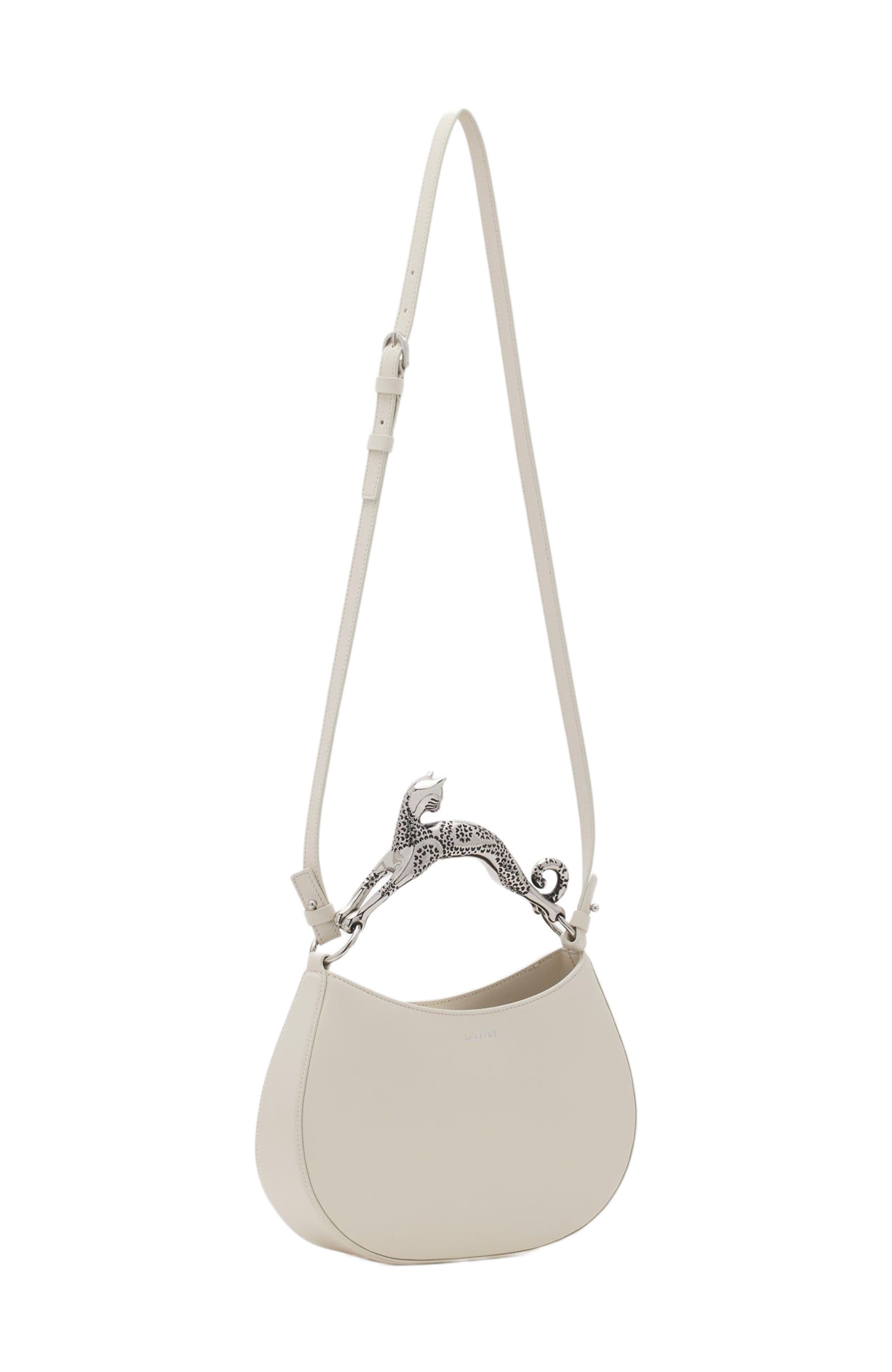 Lanvin HOBO CAT LEATHER BAG, Alternate, color, 