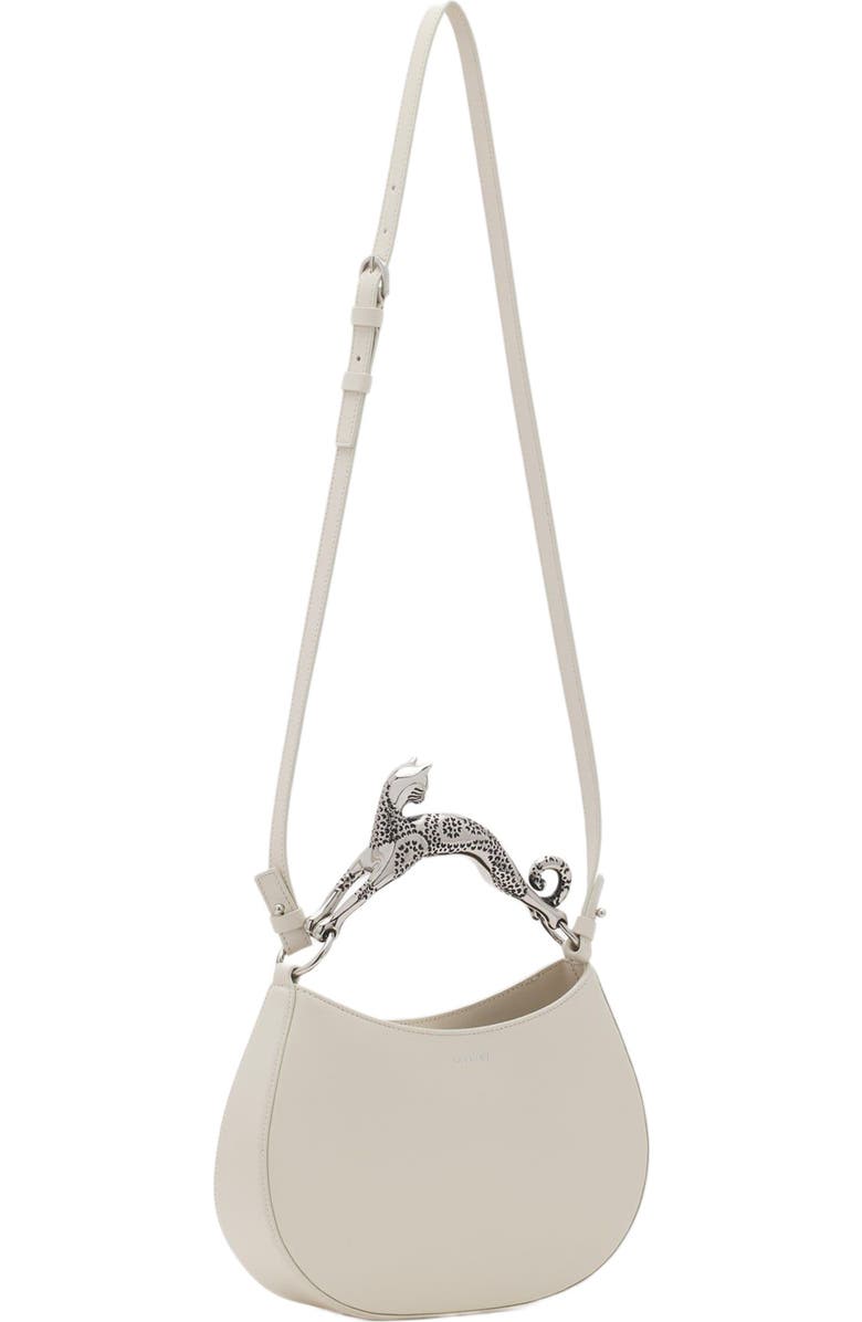 Lanvin HOBO CAT LEATHER BAG, Alternate, color,