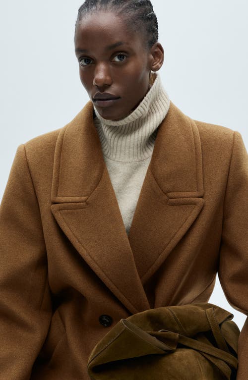 MANGO MANGO STRUCTURED LONGLINE COAT