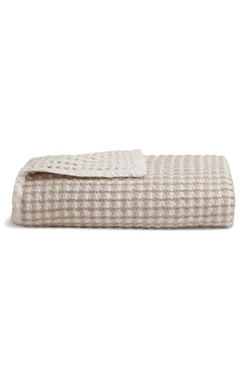 Waffle Cotton Throw Blanket
