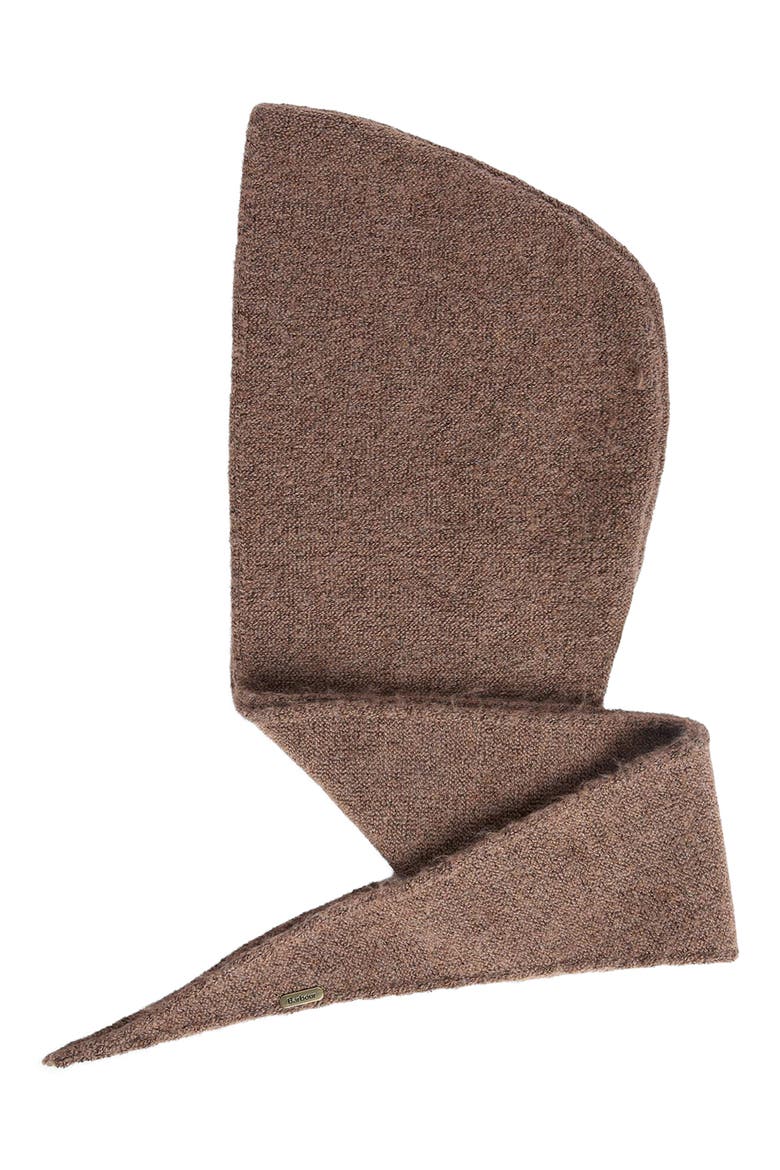 Penny Knitted Hood, Main, color, MOCHA