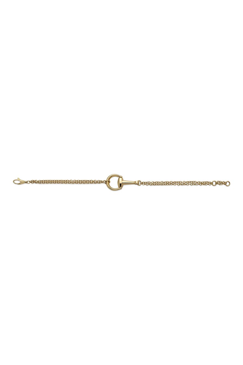 Horsebit Bracelet, Alternate, color, YELLOW GOLD