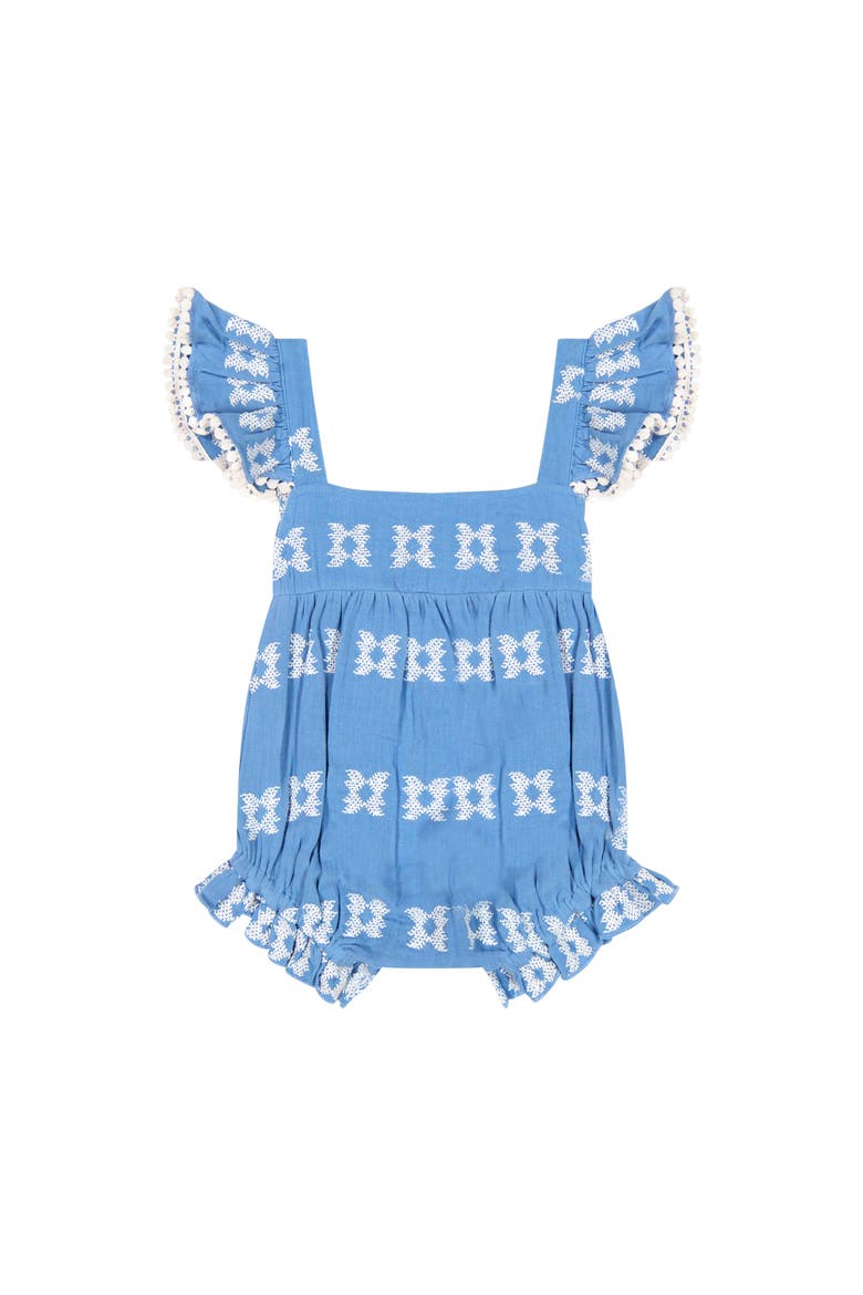 Chloe Baby Romper, Main, color, Sky Blue
