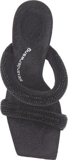 Alexander Wang Julie Tubular Crystal Embellished Slide