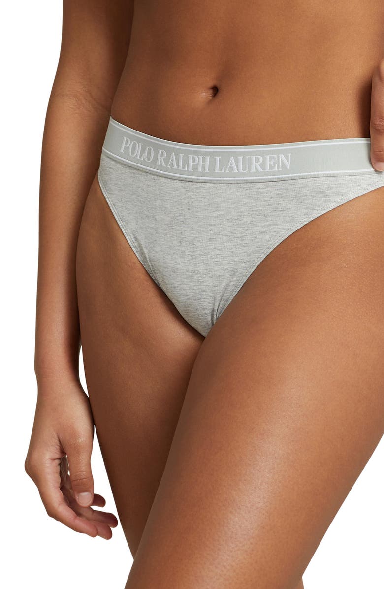 Polo Ralph Lauren Cotton Blend Bikini, Main, color, 