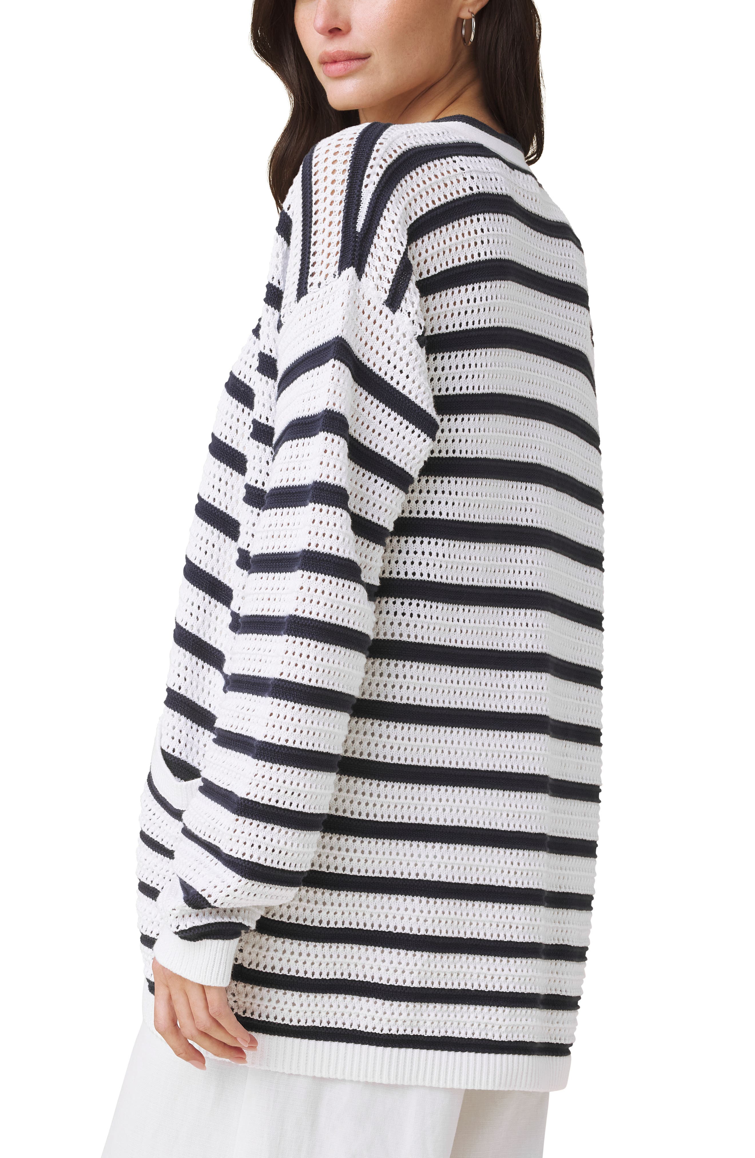 Beckham Stripe Open Cardigan - image 2