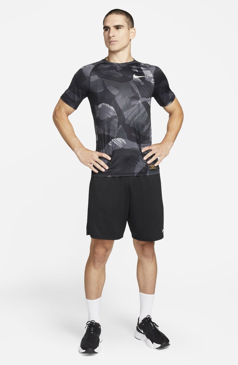 Nike Dri-FIT Slim Fit Camo T-Shirt, Alternate, color, 