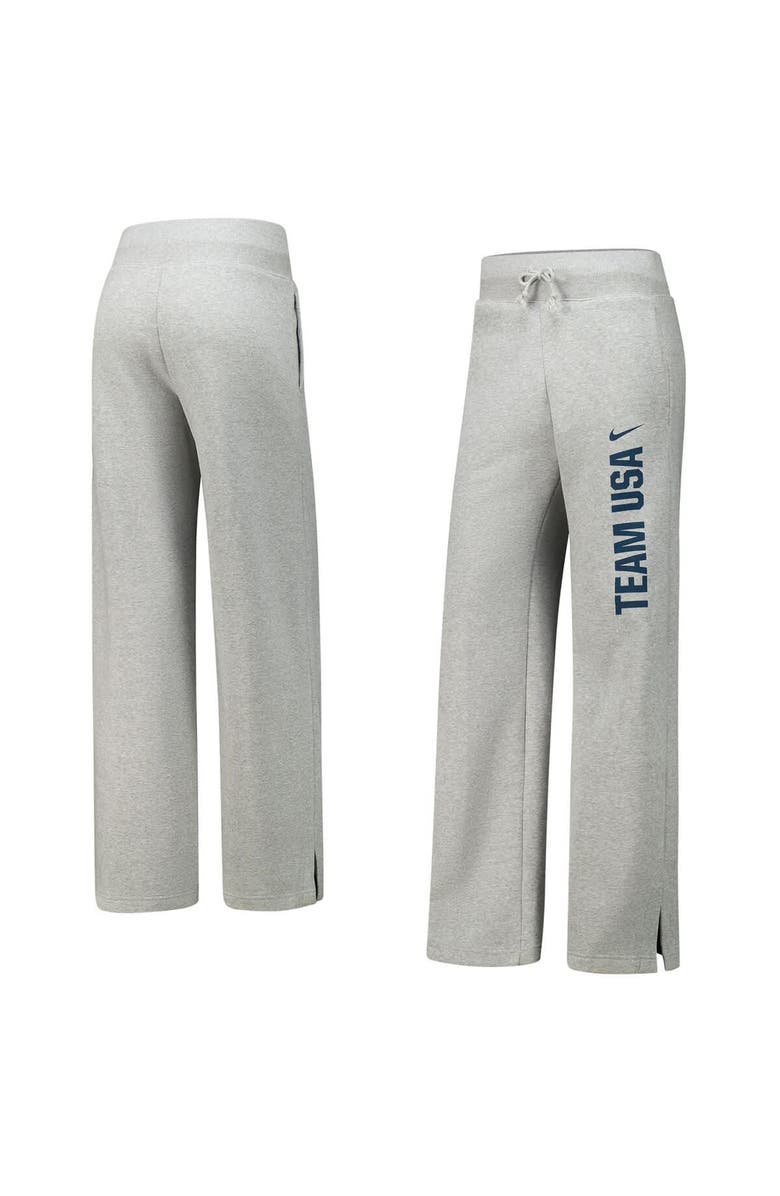 Nike Women's Nike Gray Team USA Phoenix Casual Fleece Pants, Main, color, Gray