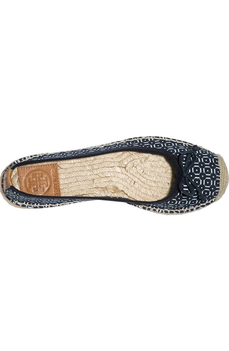 Tory Burch Printed Flat Espadrille, Alternate, color,