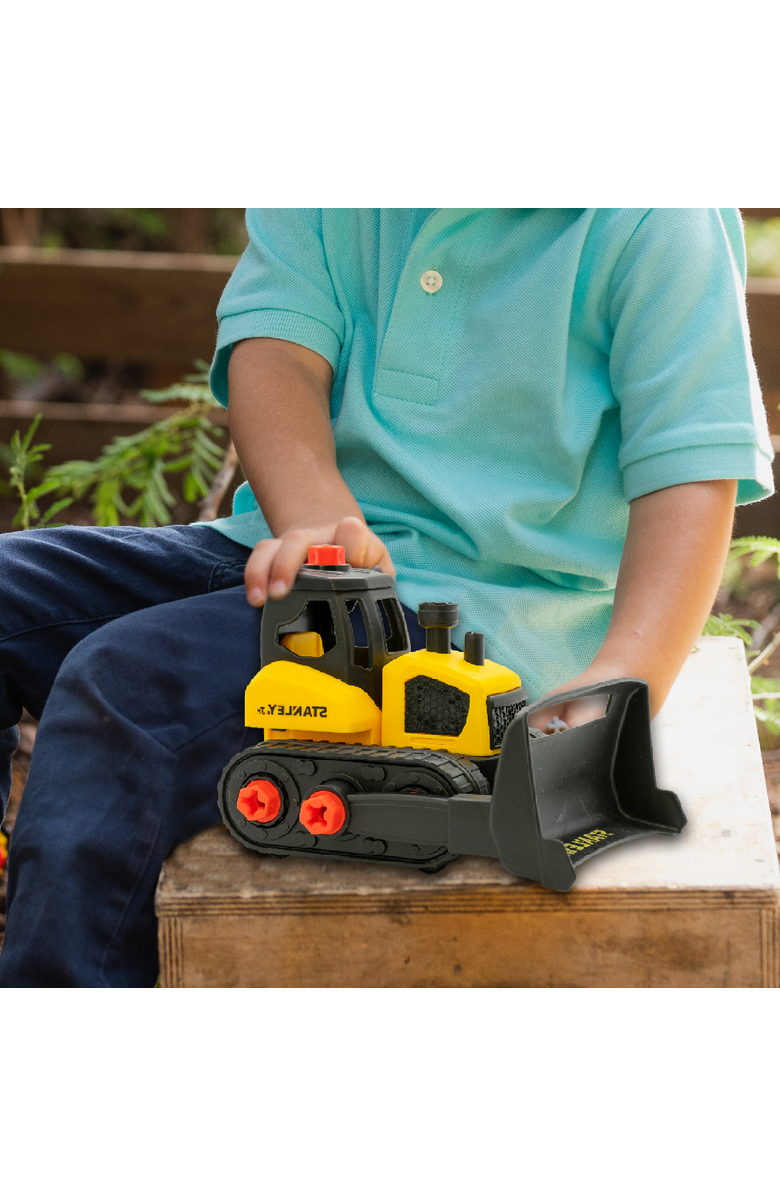 Stanley Jr Take a Part Classic Bulldozer, Alternate, color, Multi Color