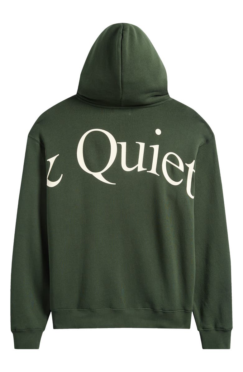 Museum of Peace & Quiet Jumbo Wordmark Graphic Hoodie, Alternate, color, Forest