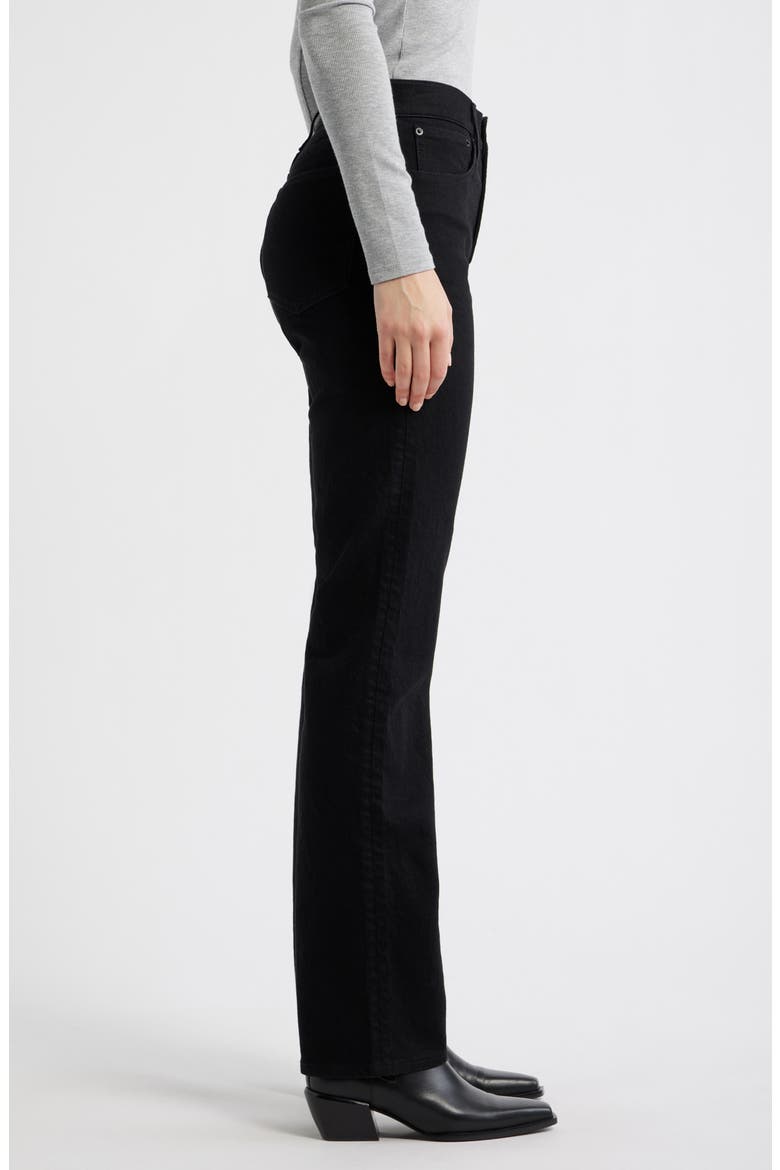 The Longline Straight Leg Jeans, Alternate, color, CLEAN BLACK WASH