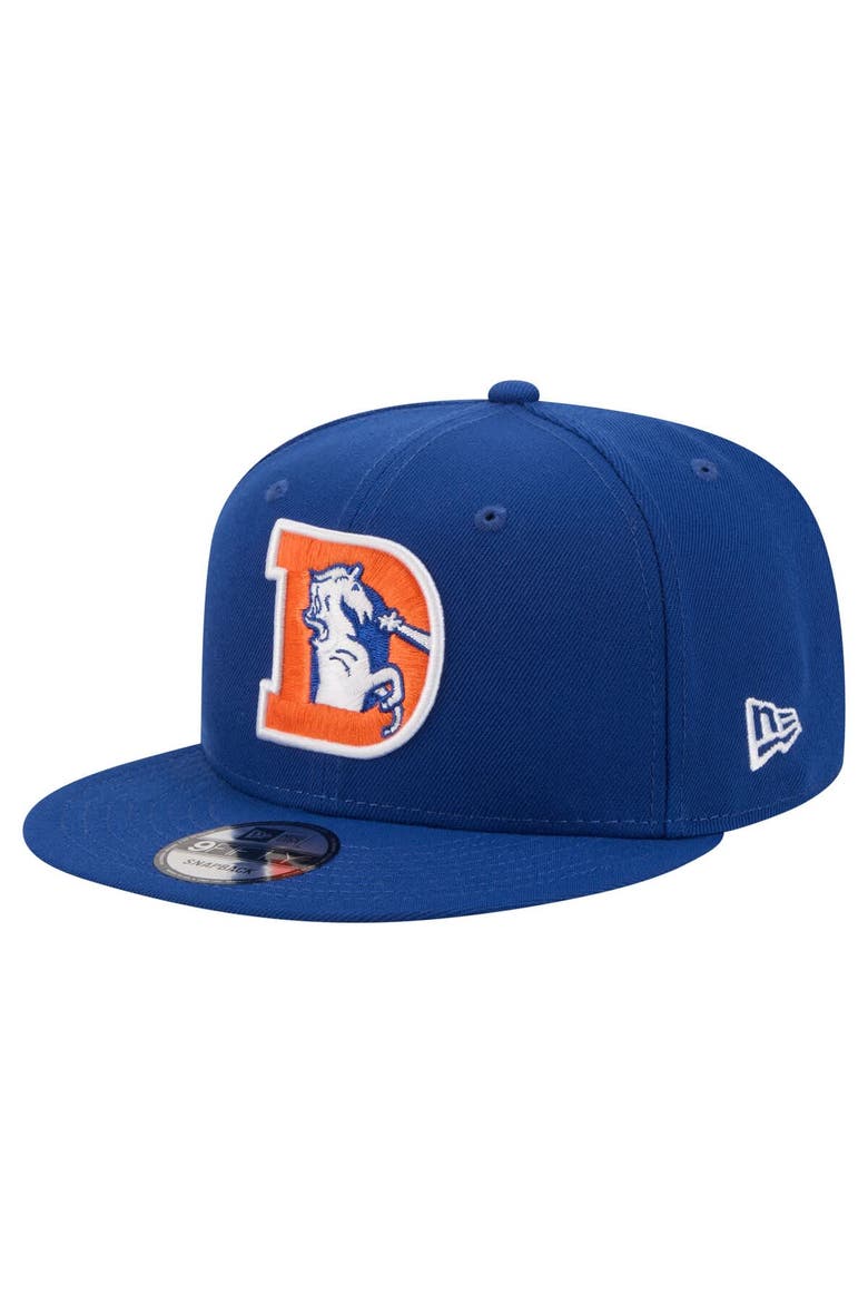 Men's New Era  Royal Denver Broncos 9FIFTY Snapback Hat, Main, color, Royal