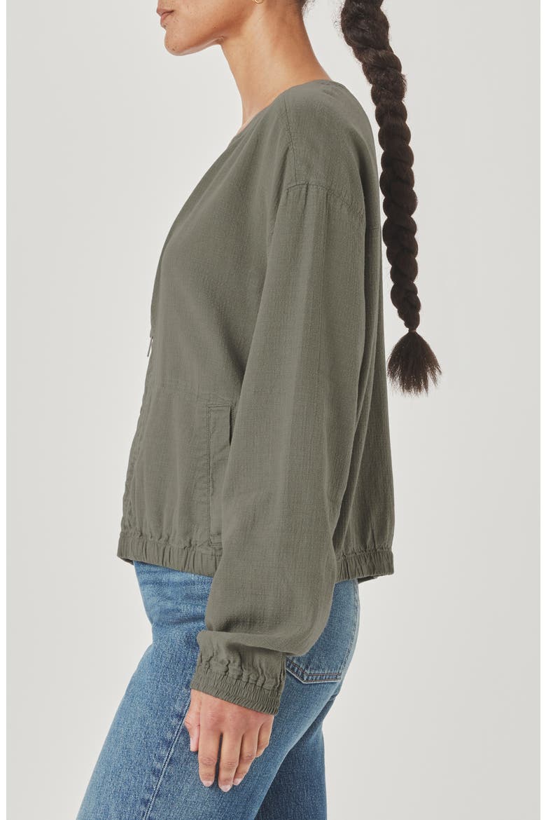 Clea Bomber Jacket, Alternate, color, SOFT GREEN