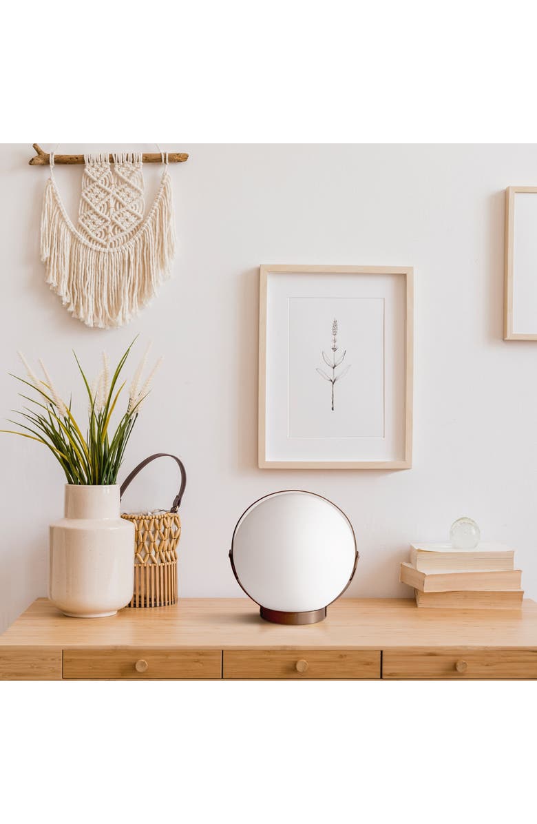 Allsop Home & Garden Moonrise Portable Rechargeable LED Lantern, Alternate, color, Bronzed