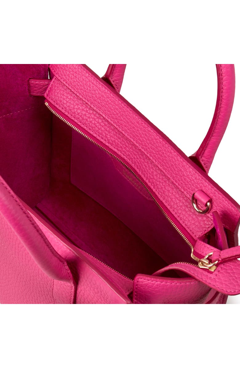 Mulberry Mini Zipped Bayswater Leather Tote, Alternate, color, Mulberry Pink